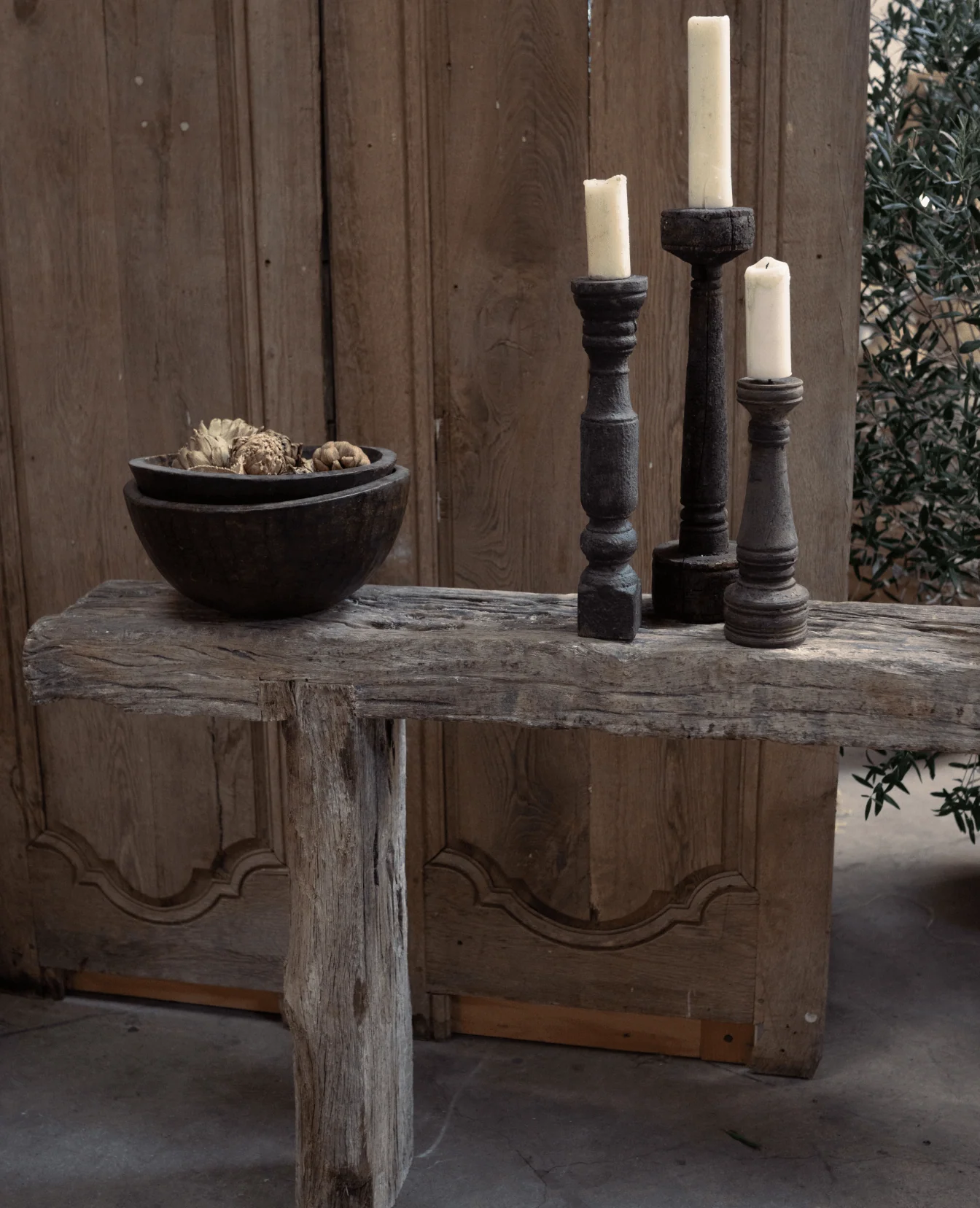 Acacia Wood Console - Image 4