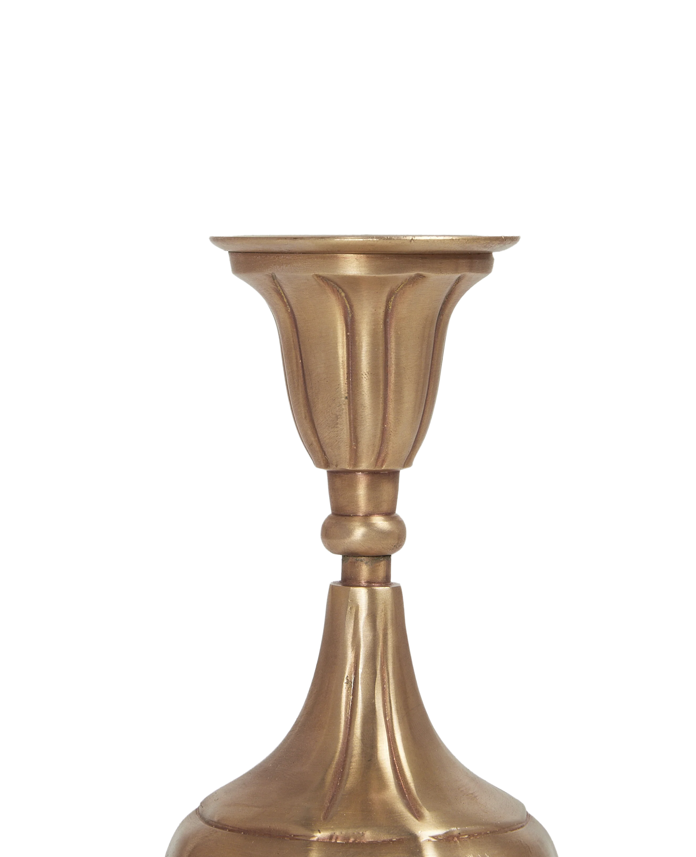 Ambiance Brass Taper Candlestick - Un - Image 3