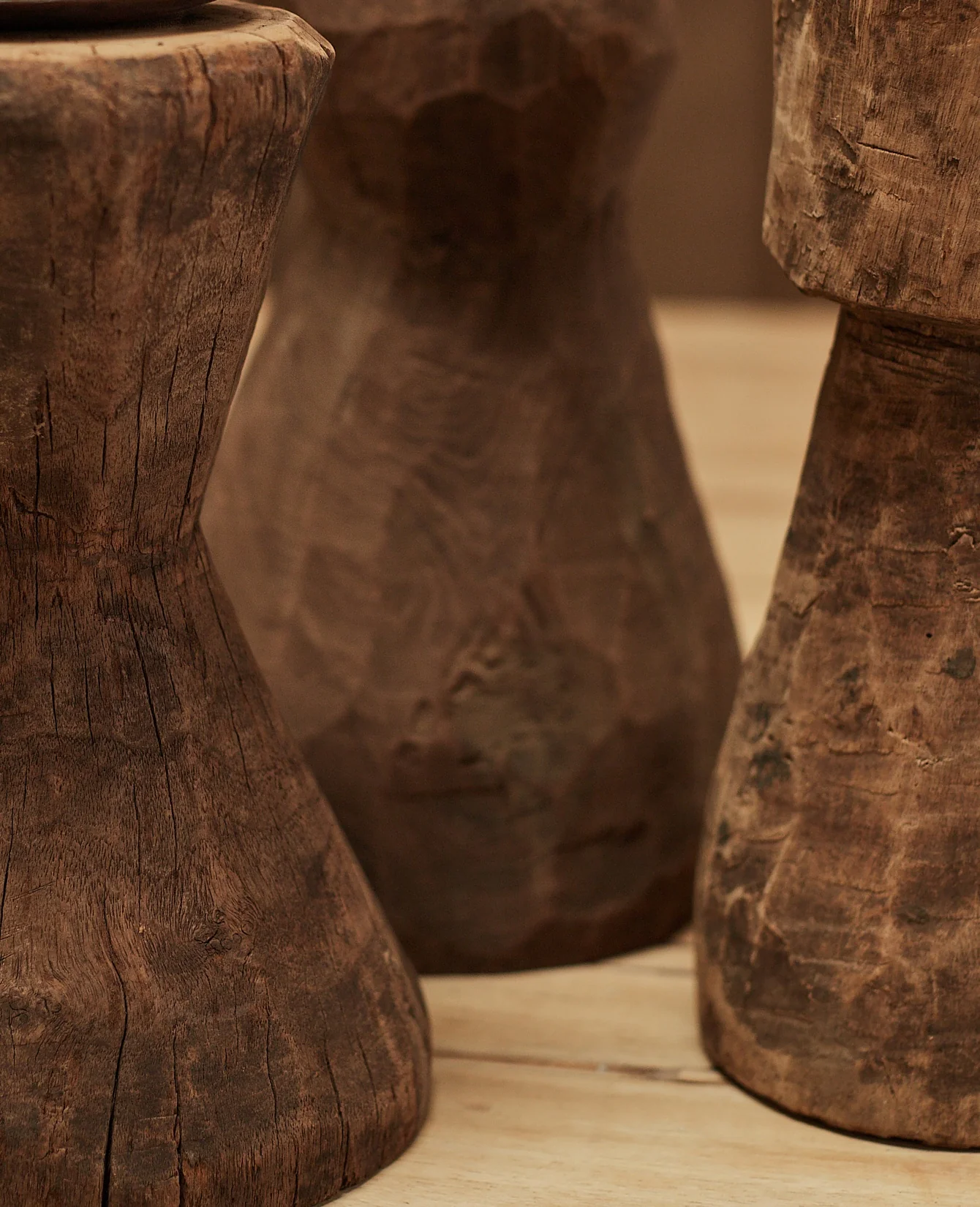 Cup Pillar Candle Stand - Natural - Image 5