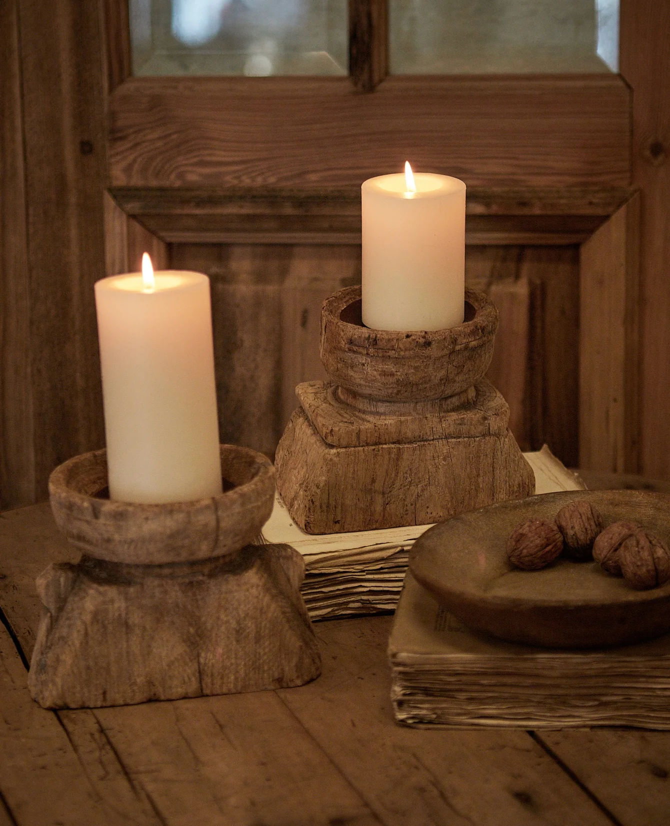 Seedling Pillar Candle Stand - Bleached - Image 3