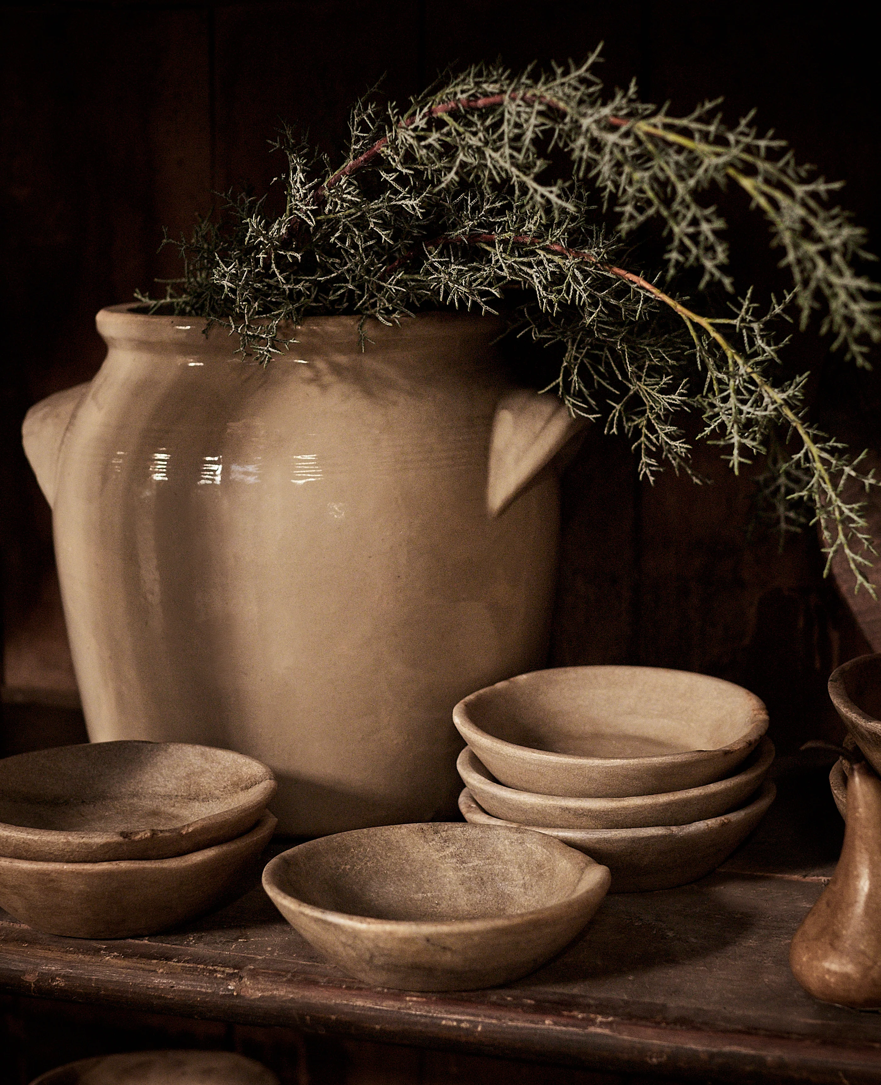 Carved Marble Bowl - Light - Image 6