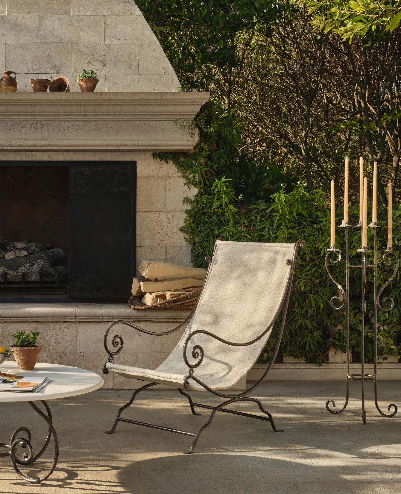 Evermore Sling-Back Chair - Creme - Image 7