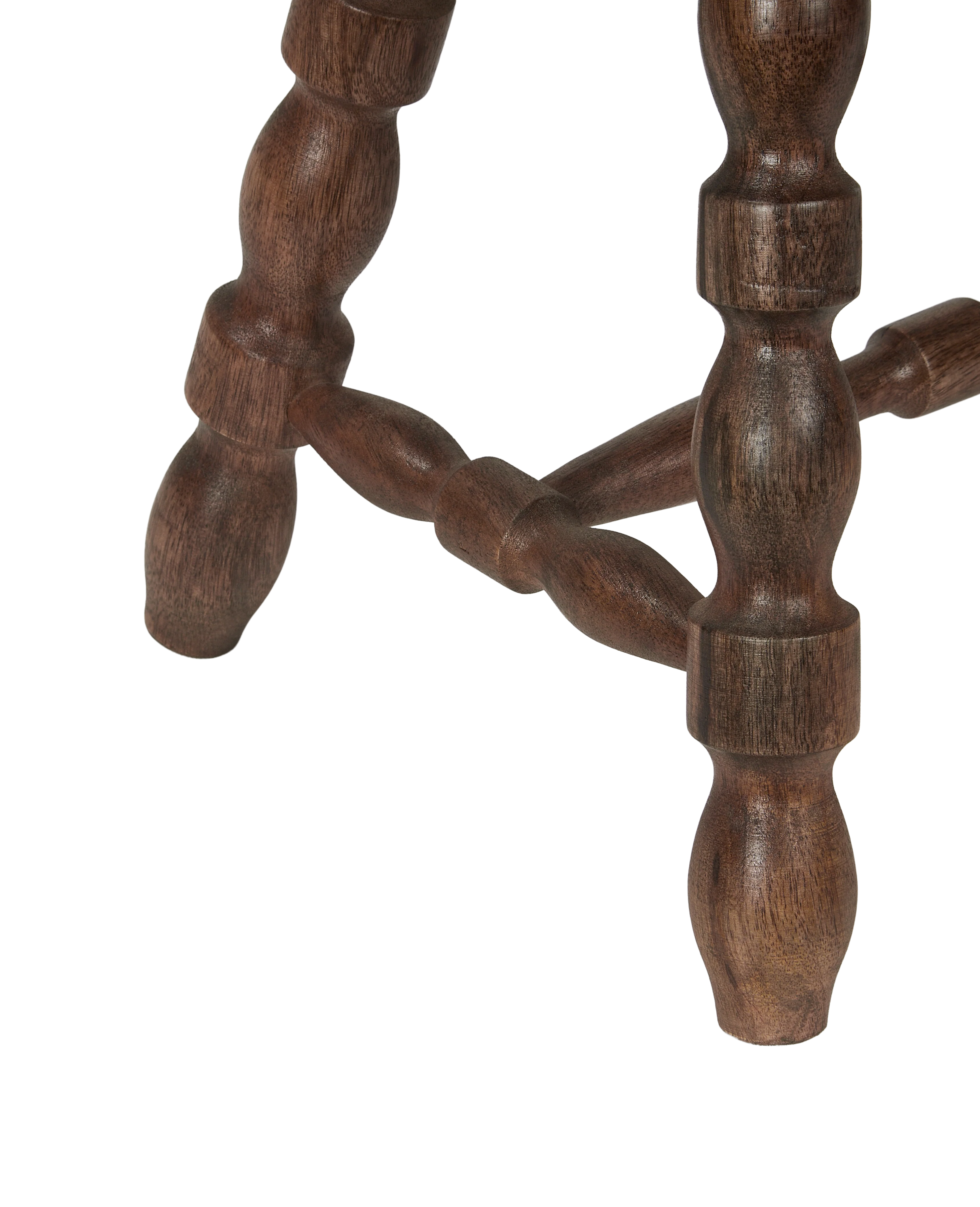 Milking Stool Petite Rectangle - Merlot - Image 7