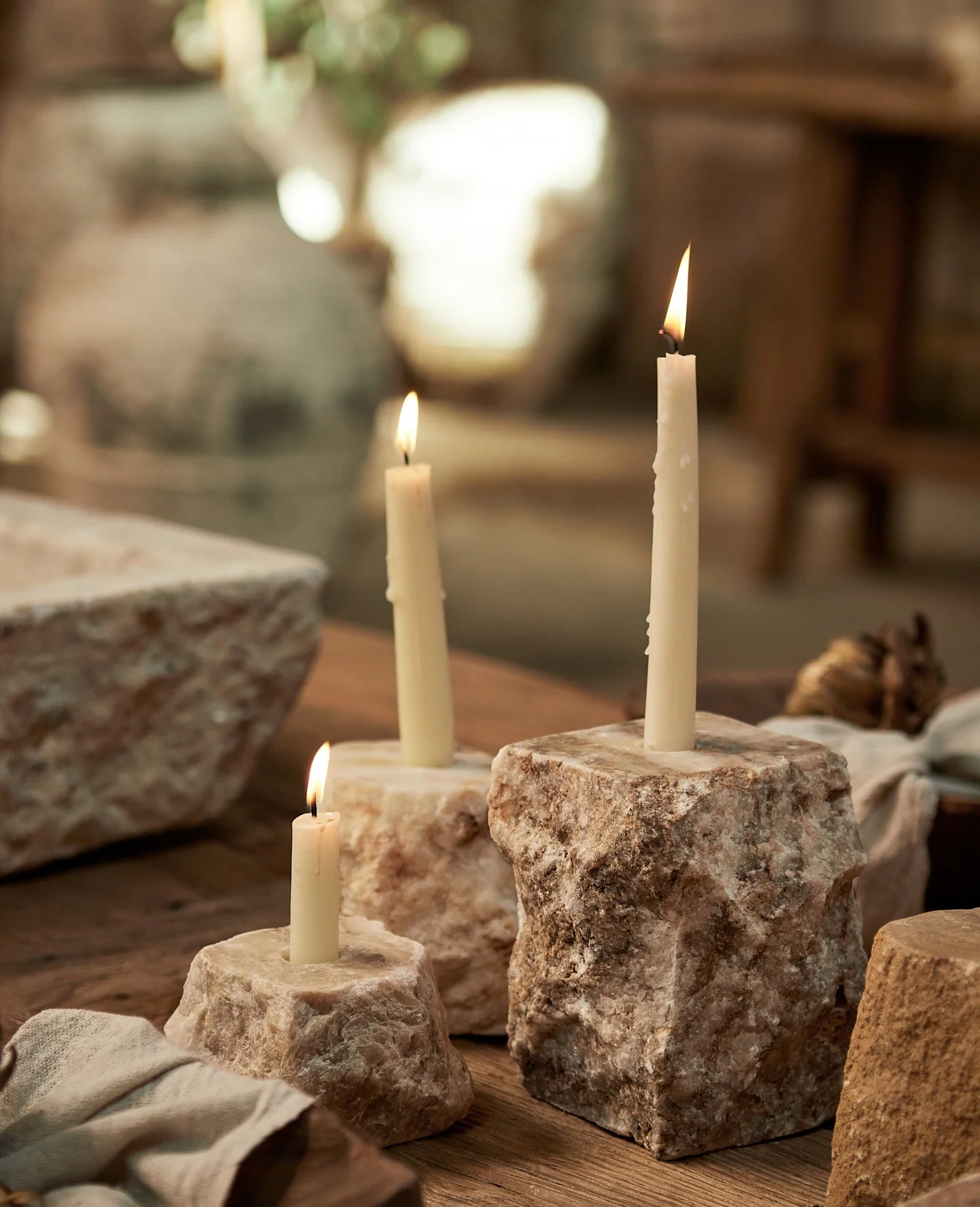 Onyx Taper Candle Stand - Image 3