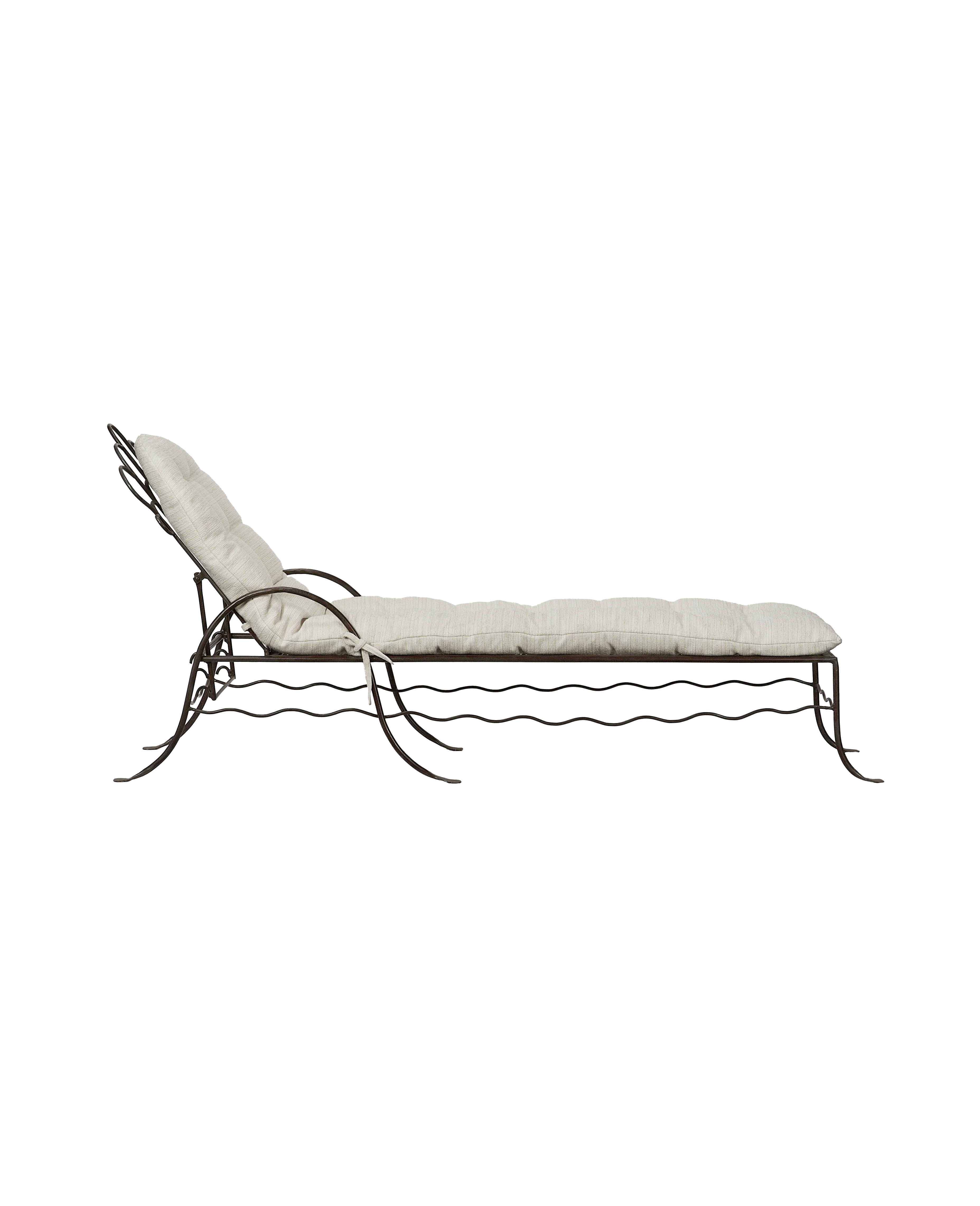Ophelia Sun Lounger - Creme - Image 3