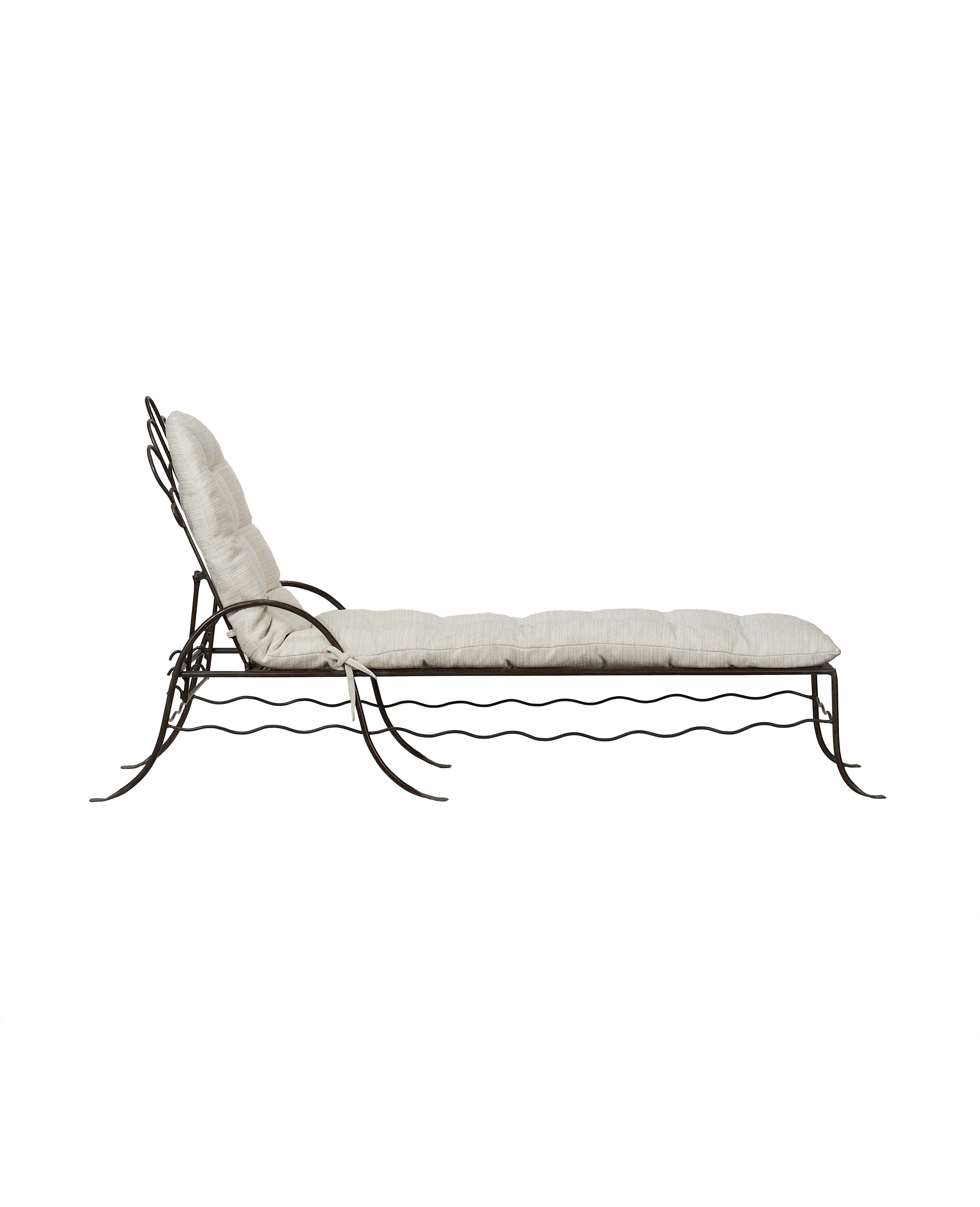 Ophelia Sun Lounger - Creme - Image 5