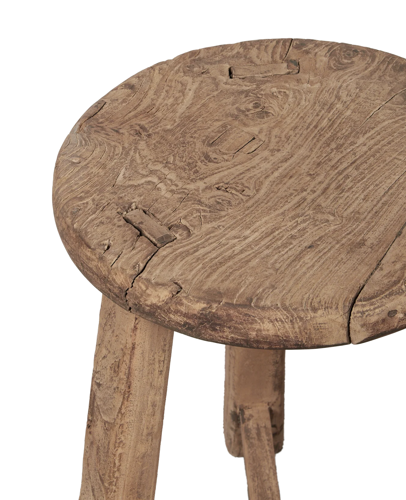 Round Elm Stool - Image 3