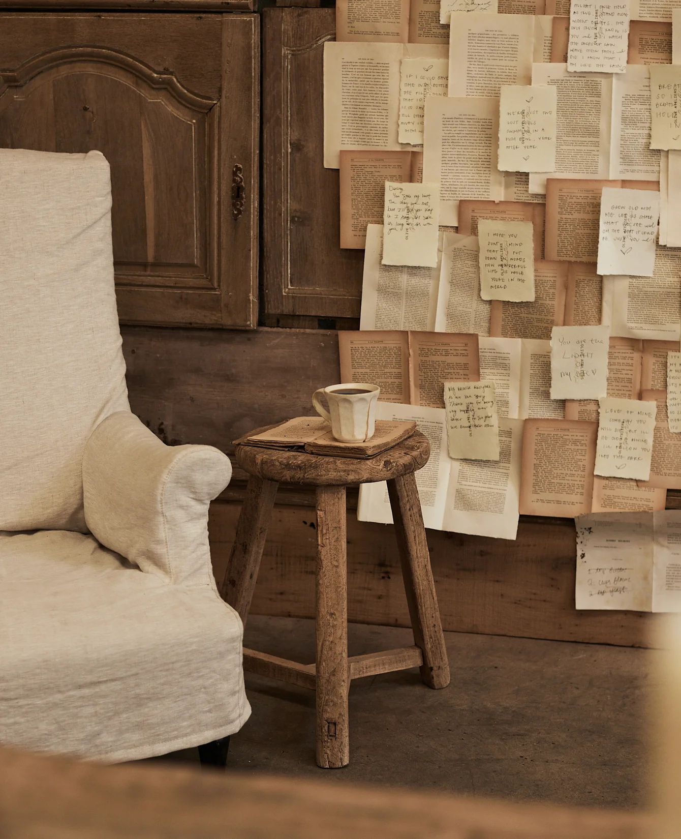 Round Elm Stool - Image 5